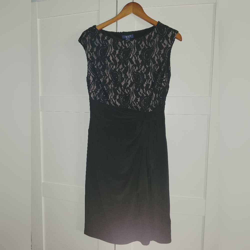 Elegant Black Lace Dress